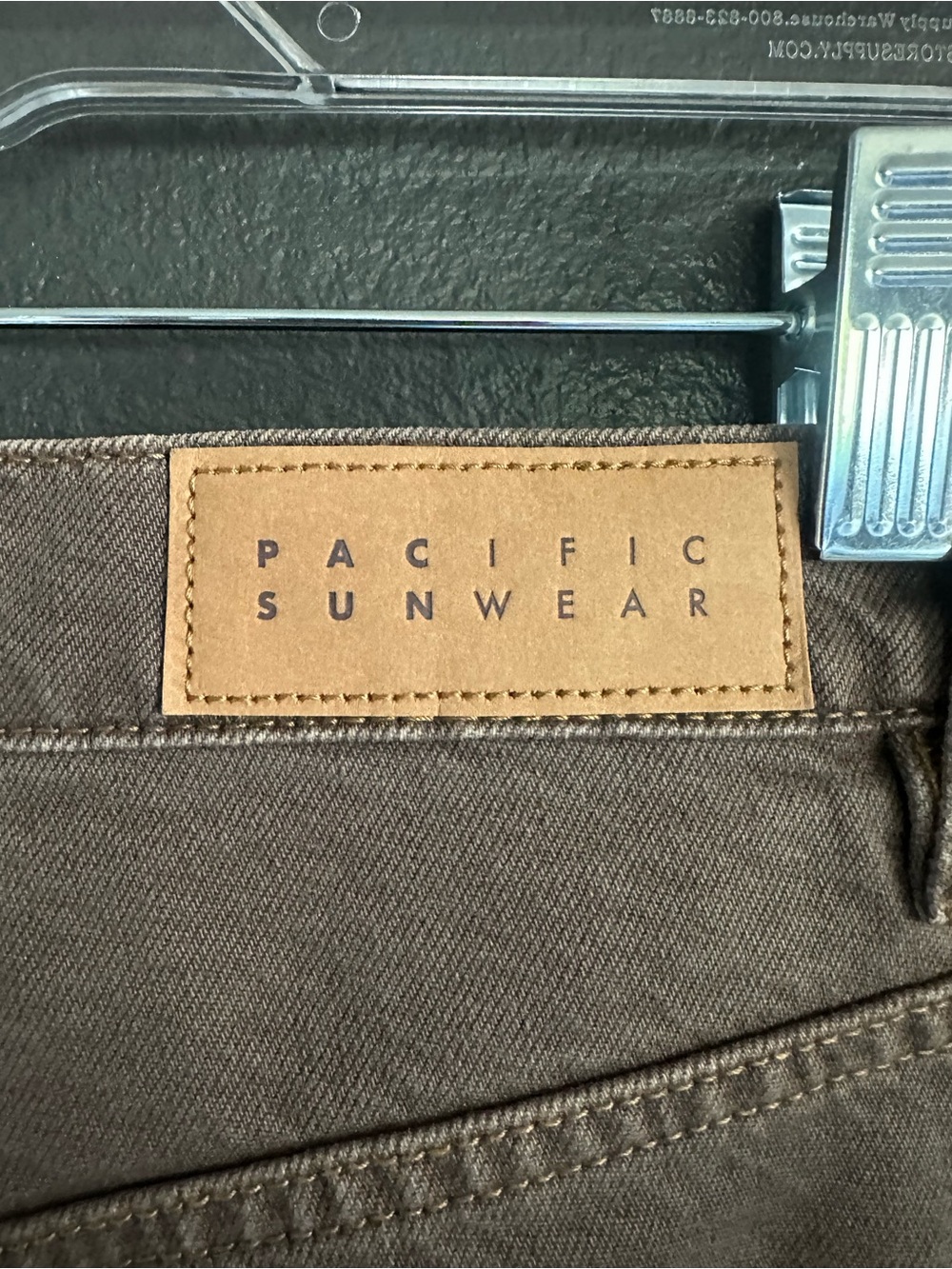 PacSun High Rise Bootcut Jeans Brown Garment Dyed Women’s Size 25 25x31 NWOT - Picture 6 of 10